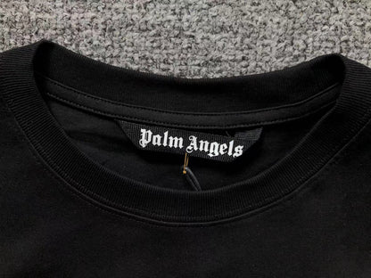 PALM ANGELS LOS ANGELES SPRAYED TEE BLACK