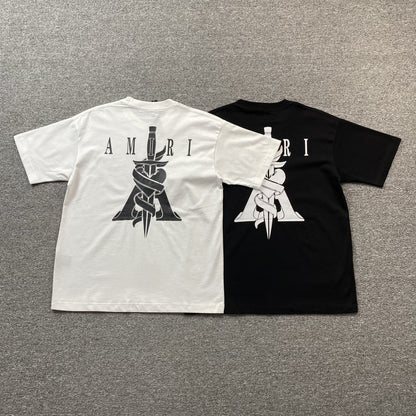 AMIRI DAGGER TEE WHITE