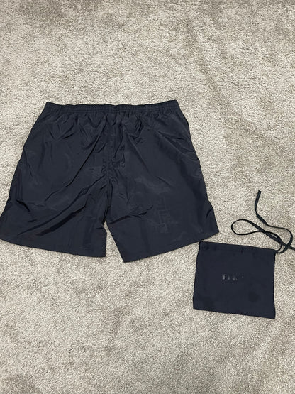 FENDI WATER REACTIVE SWIM SHORTS BLACK