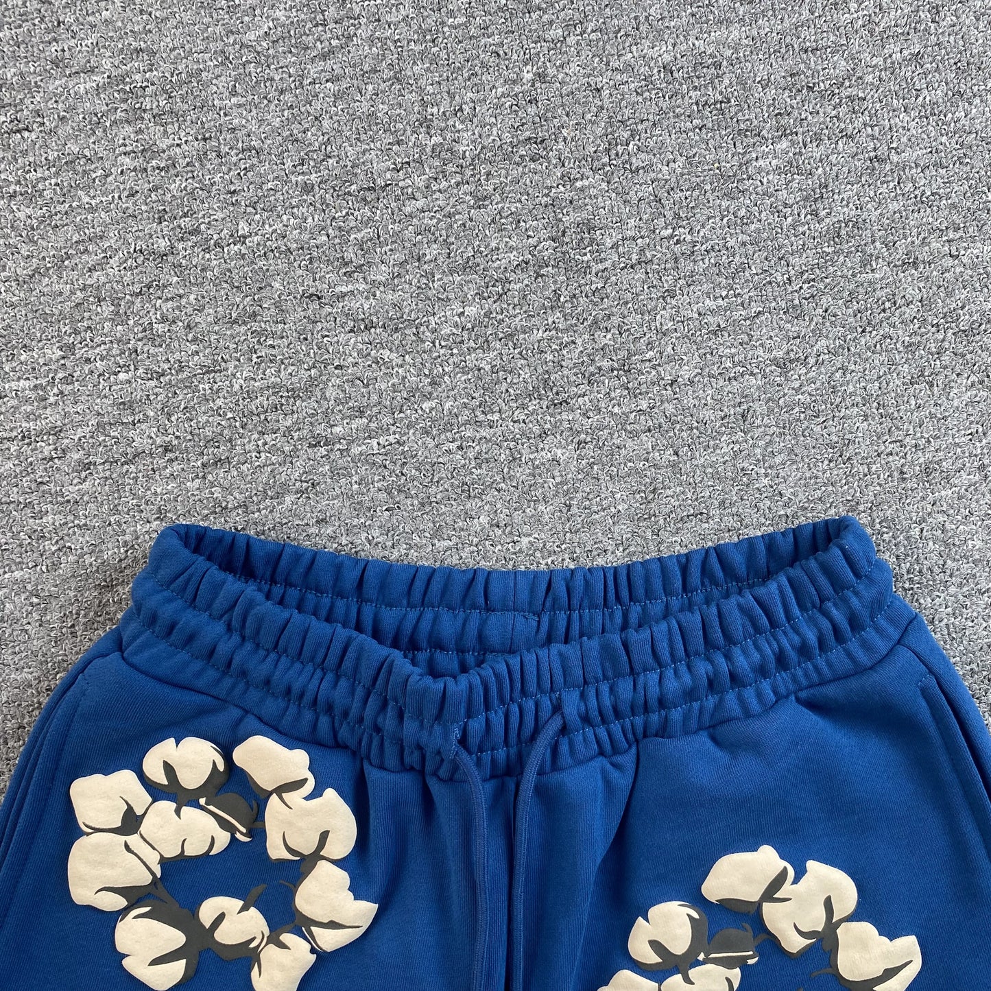 DENIM TEARS X CPFM CACTUS TEARS WREATH SHORTS BLUE