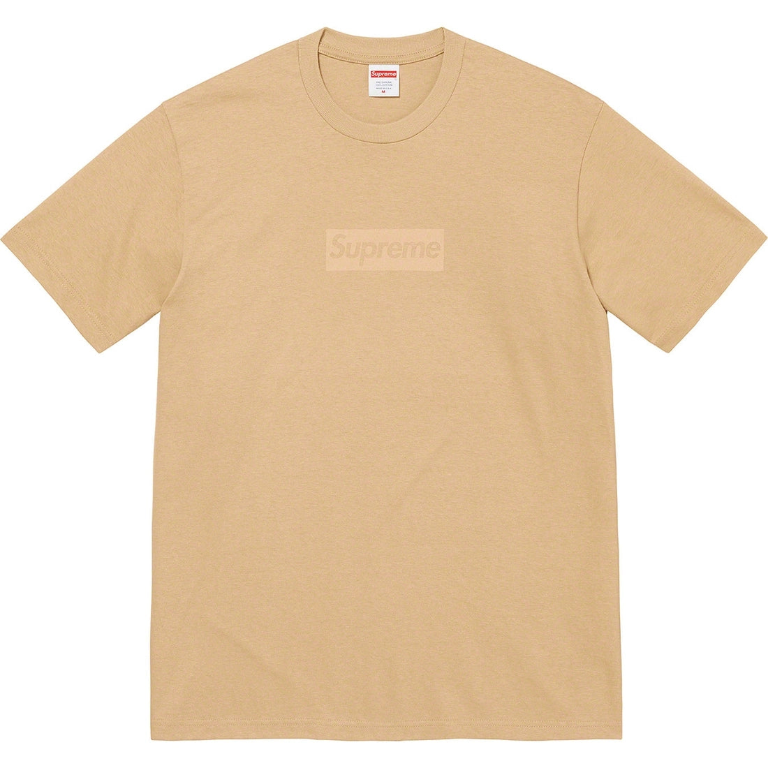 SUPREME TONAL BOX LOGO TEE KHAKI