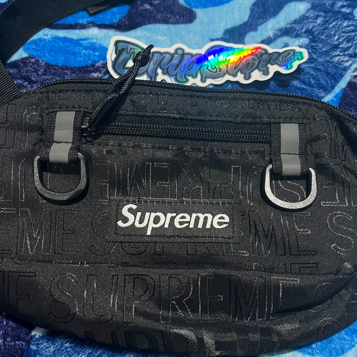 SUPREME WAIST BAG (SS19) BLACK