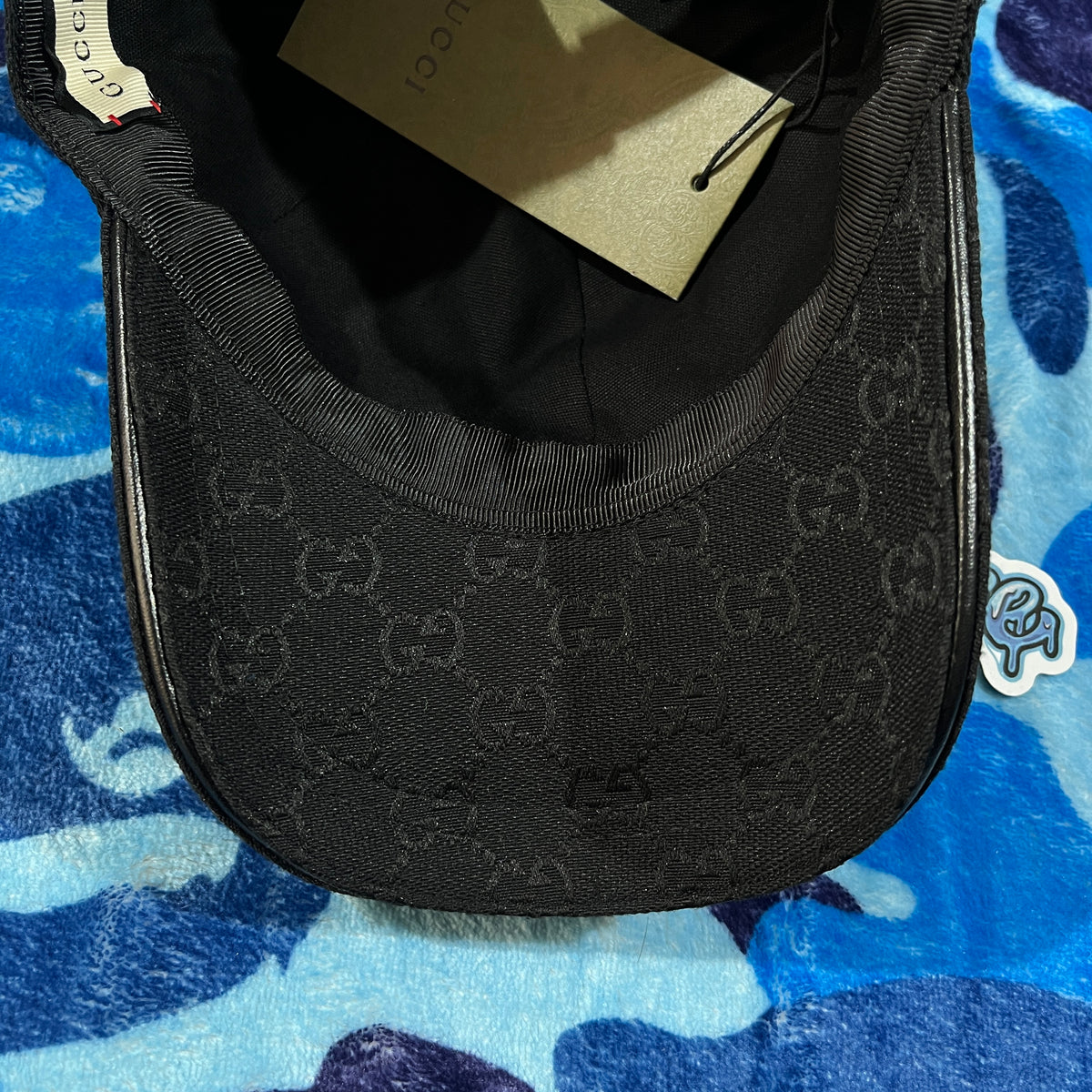 Gorra Gucci Canvas Baseball Negra
