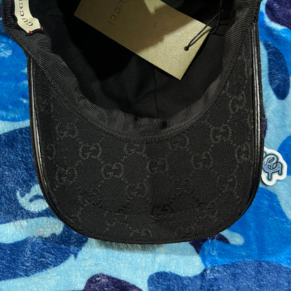 Gorra Gucci Canvas Baseball Negra