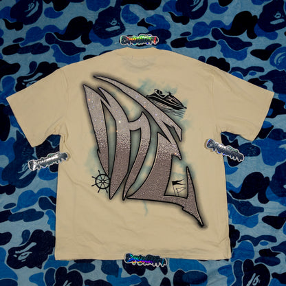Remera Mixed Emotion Jetski Crema L-XL