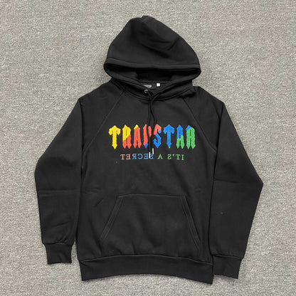 TRAPSTAR CHENILLE DECODED TRACKSUIT BLACK CANDY