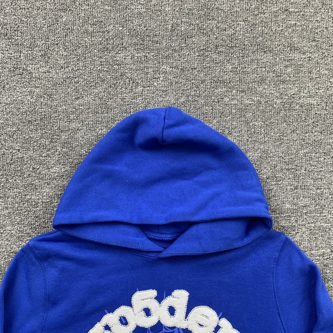 SP5DER WEBSUIT HOODIE BLUE