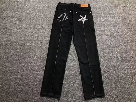 Pantalon Corteiz C-Star Jean Negro