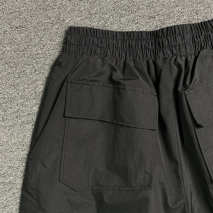 RHUDE RH LOGO SHORTS BLACK