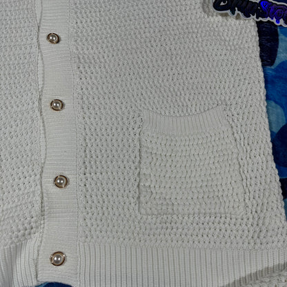 Conjunto Casablanca Crochet Blanco Celeste XXL