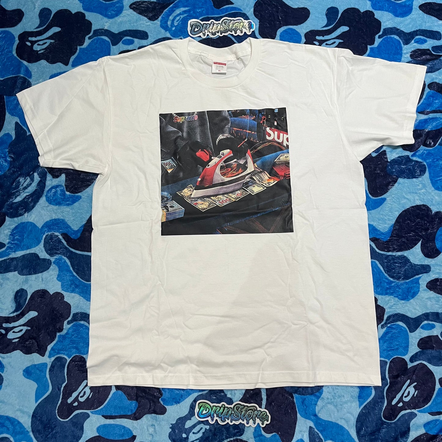 SUPREME GAS TEE WHITE