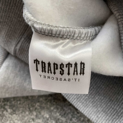 TRAPSTAR CHENILLE DECODED TRACKSUIT GREY ORANGE