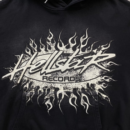 HELLSTAR STUDIOS RECORDS HOODIE BLACK