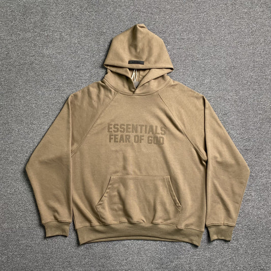 FEAR OF GOD ESSENTIALS HOODIE WOOD