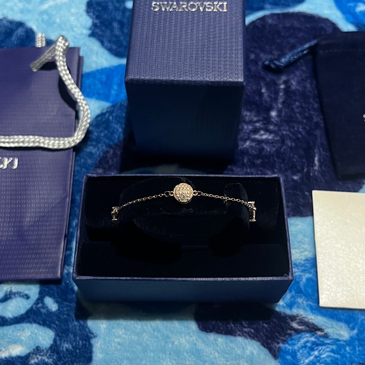 Pulsera Swarovski Swan Rose Gold