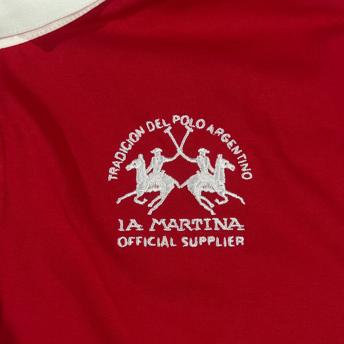 Remera Supreme x La Martina Roja L-XL