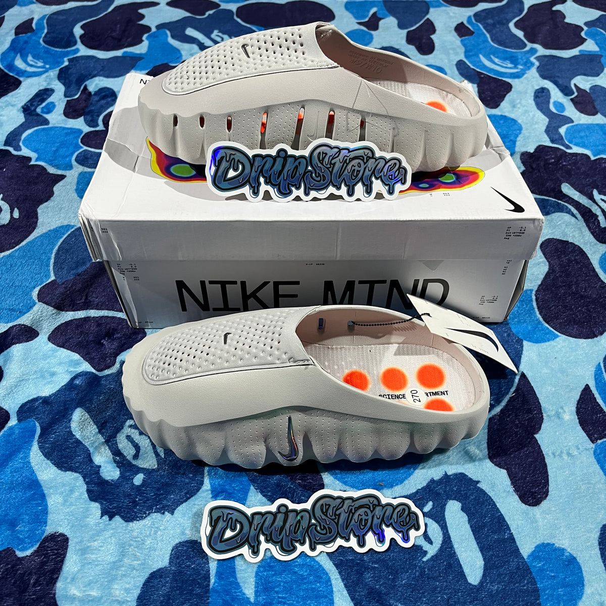 Nike Mind 001 Slide Light Smoke Grey
