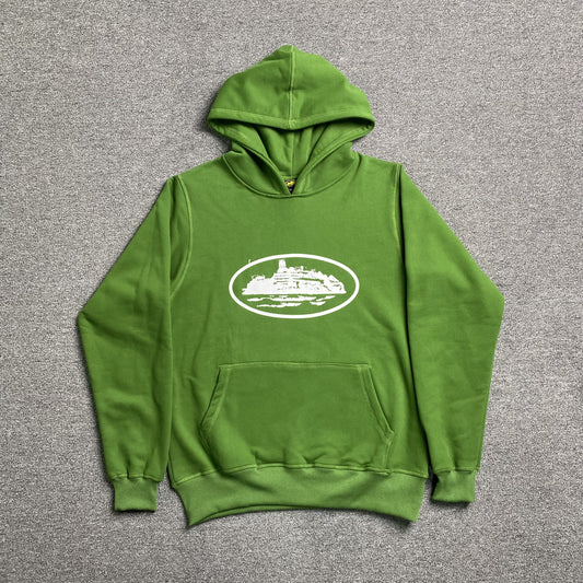 CORTEIZ ALCATRAZ HOODIE GREEN