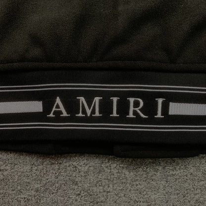 AMIRI PEGASUS VARSITY BOMBER JACKET BLACK