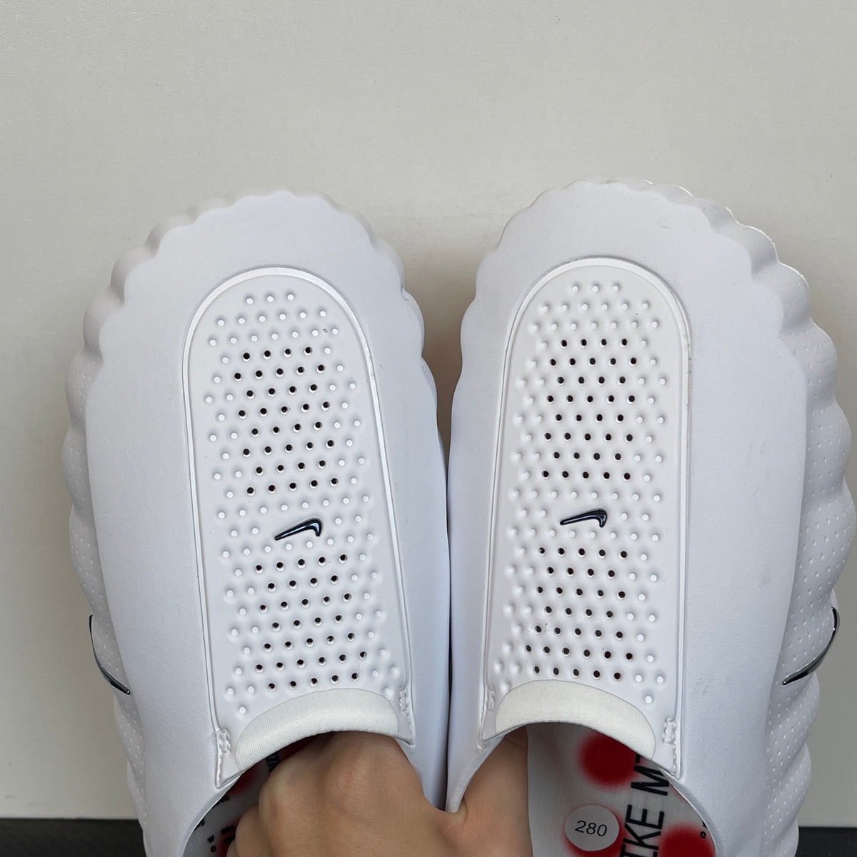 Nike Mind 001 Slide White Speed Red