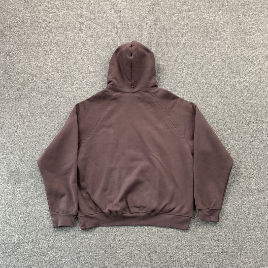 FEAR OF GOD ESSENTIALS HOODIE PLUM