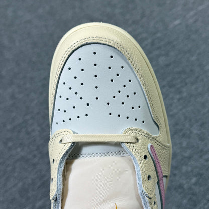 Jordan 1 Low X Travis Scott Shy Pink