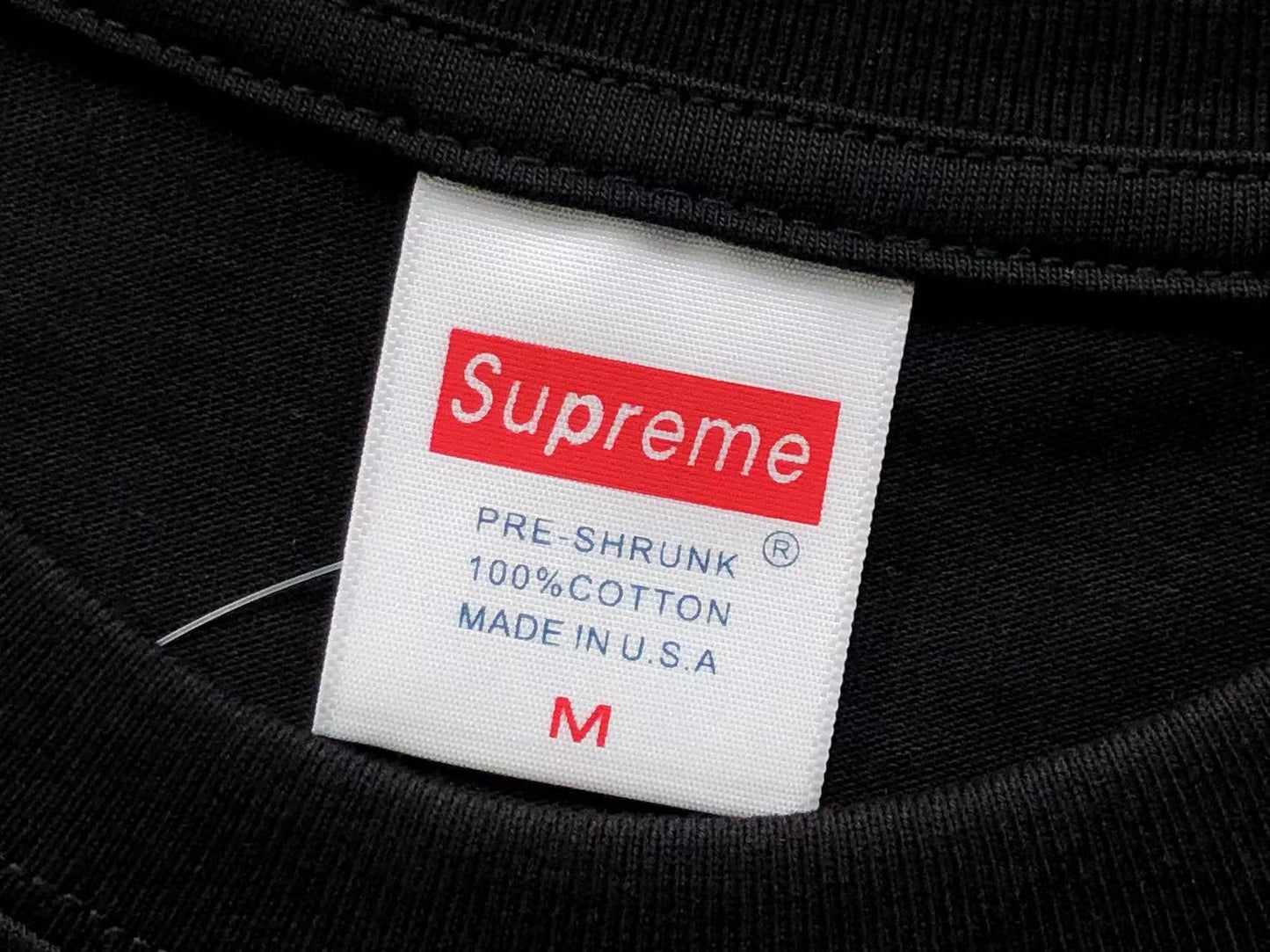 SUPREME MOTION LOGO TEE BLACK