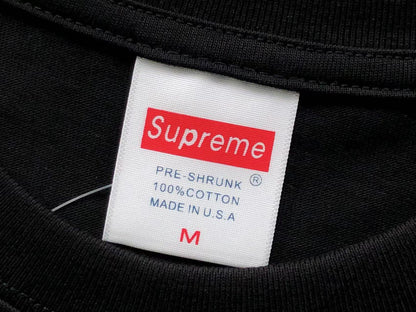 SUPREME MOTION LOGO TEE BLACK