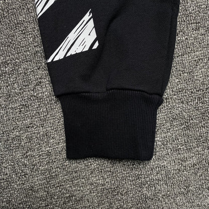 OFF WHITE SCRIBBLE DIAG CREWNECK BLACK