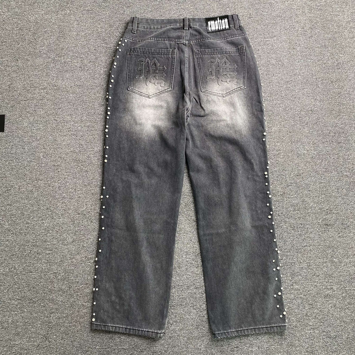 Pantalón Mixed Emotion Stone Jean Negro