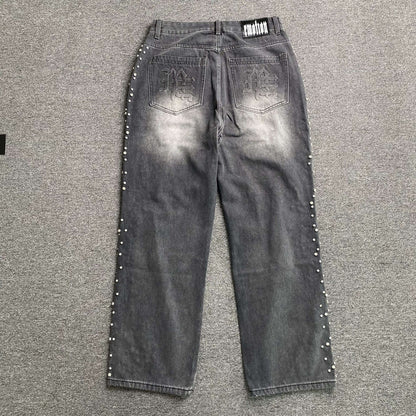 Pantalón Mixed Emotion Stone Jean Negro