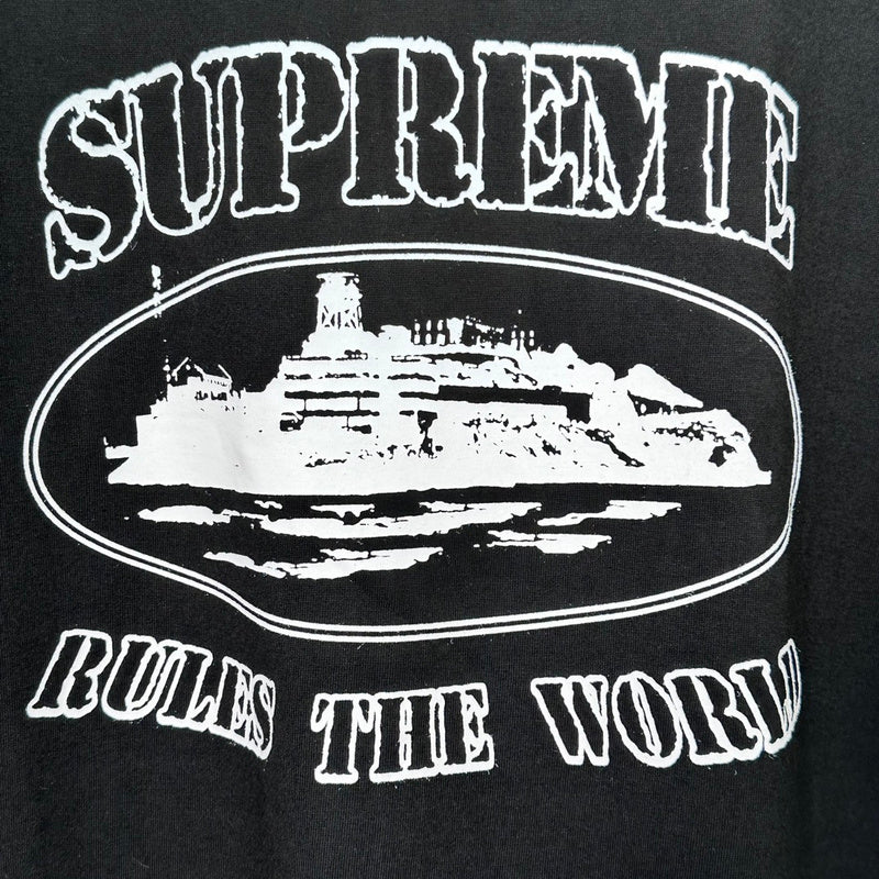 SUPREME CORTEIZ RULES THE WORLD TEE BLACK