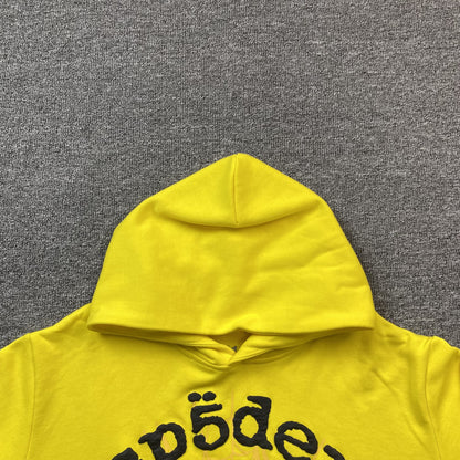 SP5DER LEGACY HOODIE YELLOW