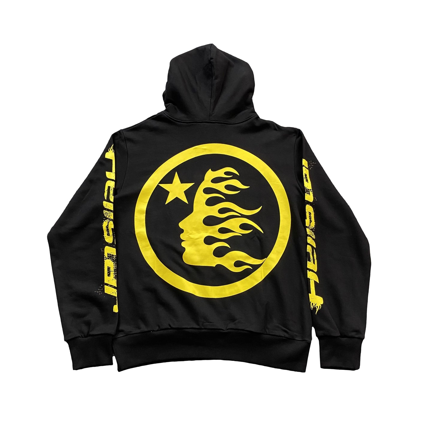 HELLSTAR STUDIOS SPEED HOODIE BLACK GOLD