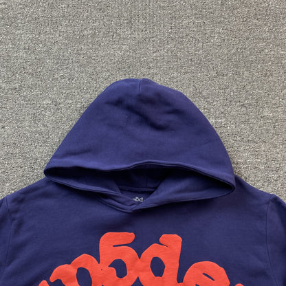 SP5DER BELUGA HOODIE NAVY