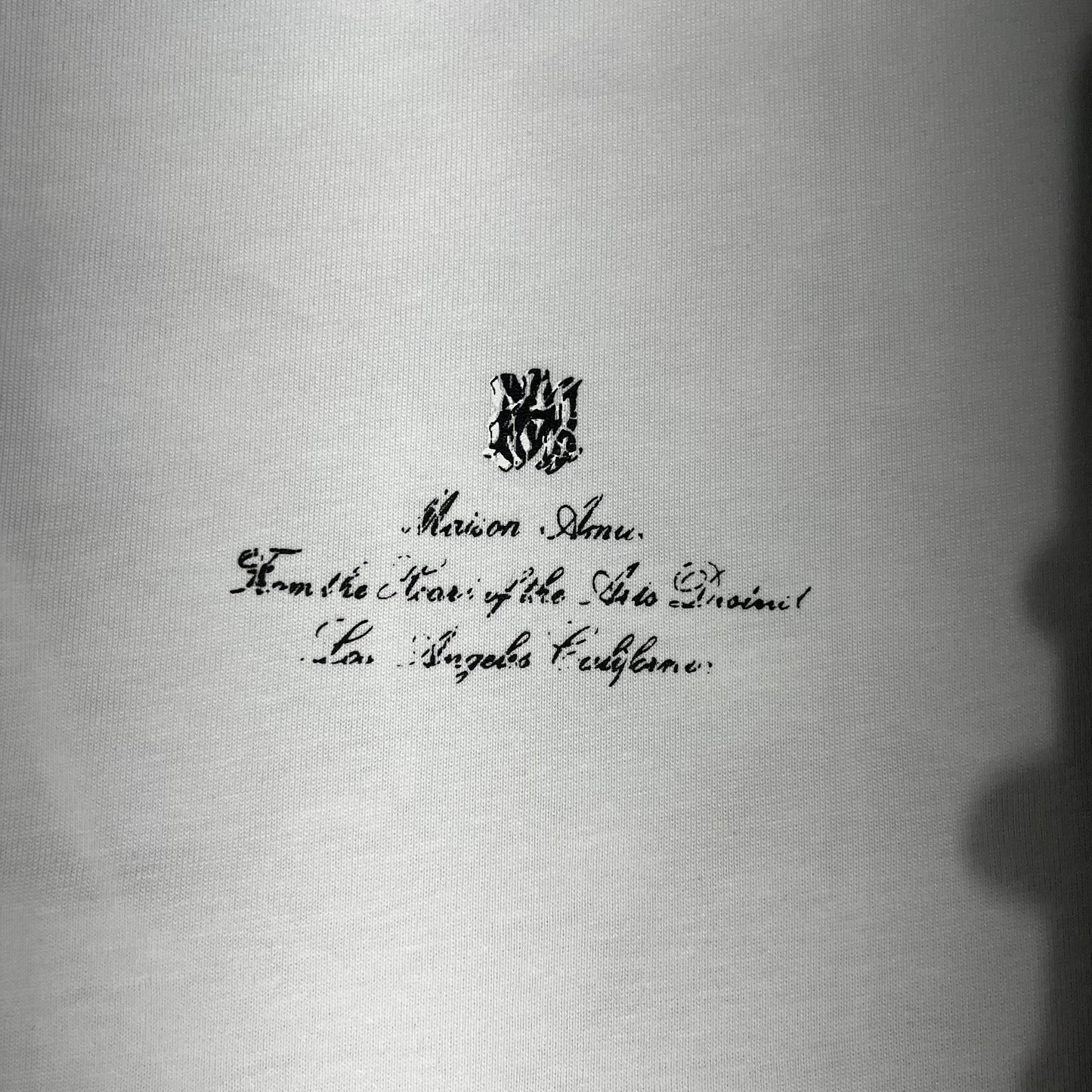 Remera Amiri Collegiate Blanca L