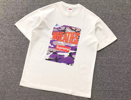 SUPREME WHEATIES TEE WHITE