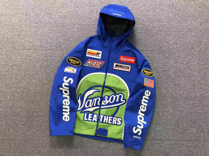 Campera Supreme Vanson Leathers GORE-TEX Shell Royal