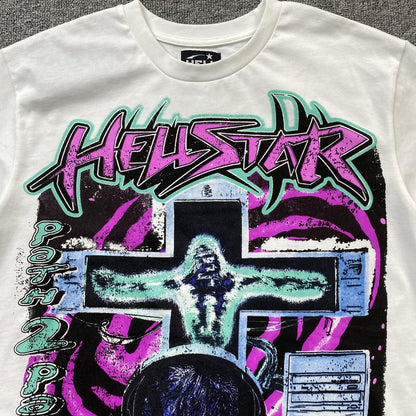 HELLSTAR ONLINE TEE WHITE