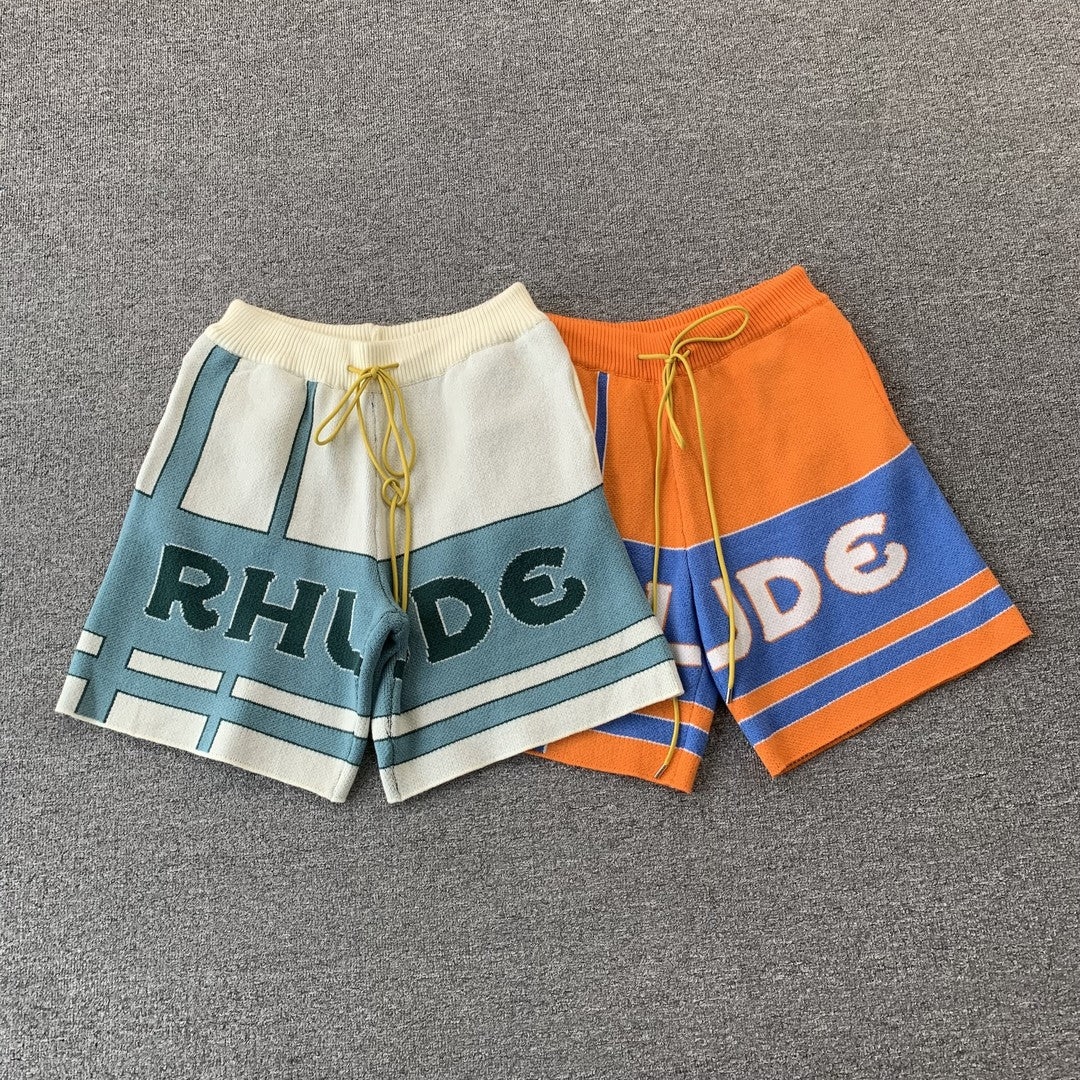 RHUDE SHORTS ORANGE