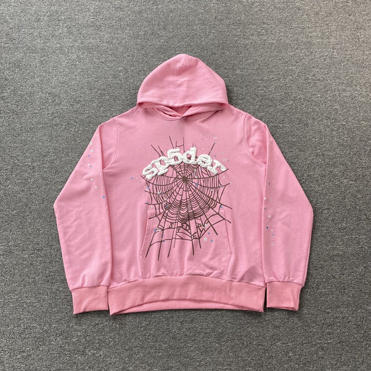 SP5DER OG WEB HOODIE PINK