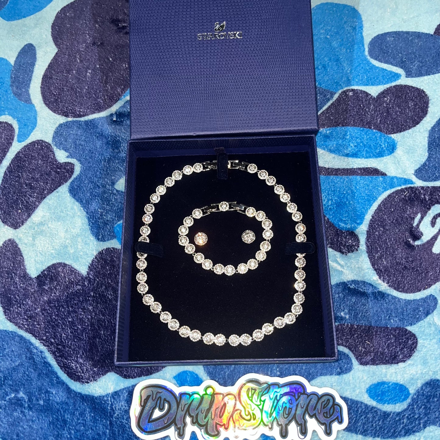 Set Swarovski Angelic Plateado