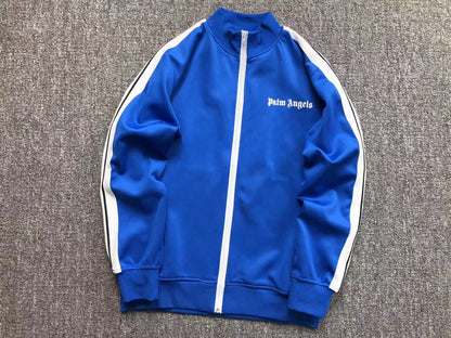 PALM ANGELS CLASSIC TRACK JACKET BLUE