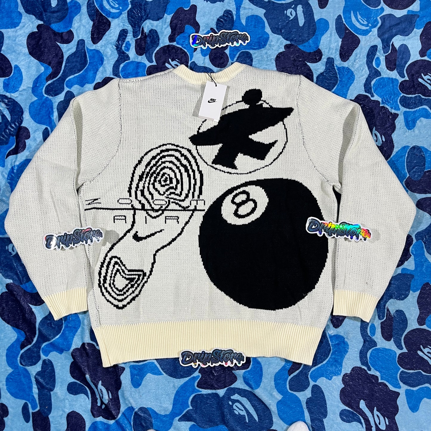 Sweater Nike x Stussy Crema XL