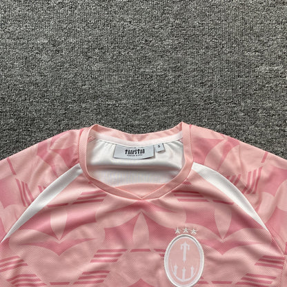 TRAPSTAR IRONGATE FOOTBALL JERSEY PINK