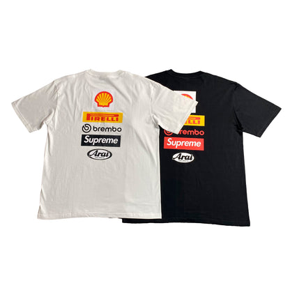 SUPREME DUCATI LOGO TEE WHITE