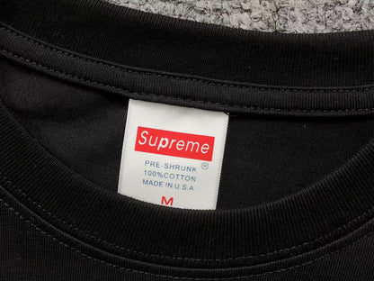 SUPREME PINLINE TEE BLACK