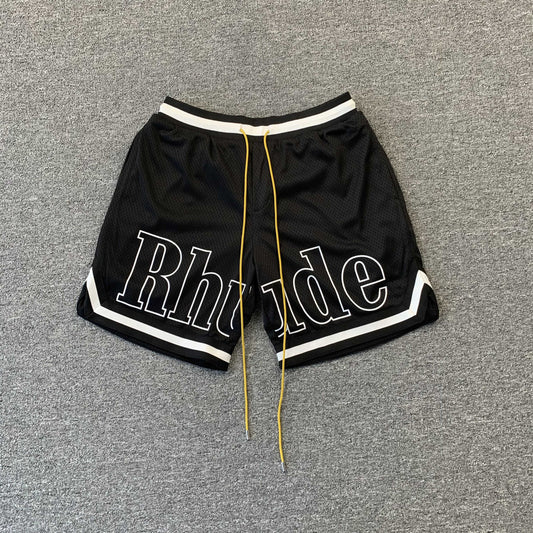 RHUDE SHORTS BLACK