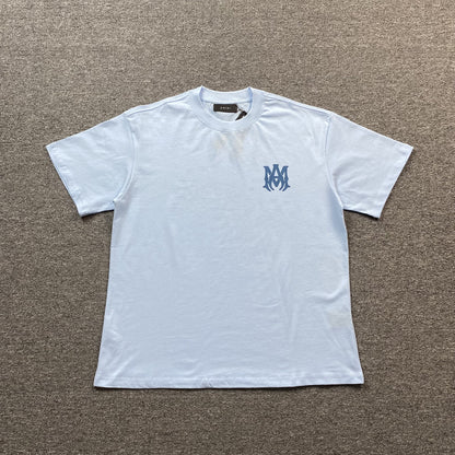 AMIRI MA LOGO TEE BLUE