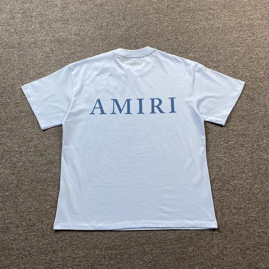 AMIRI MA LOGO TEE BLUE